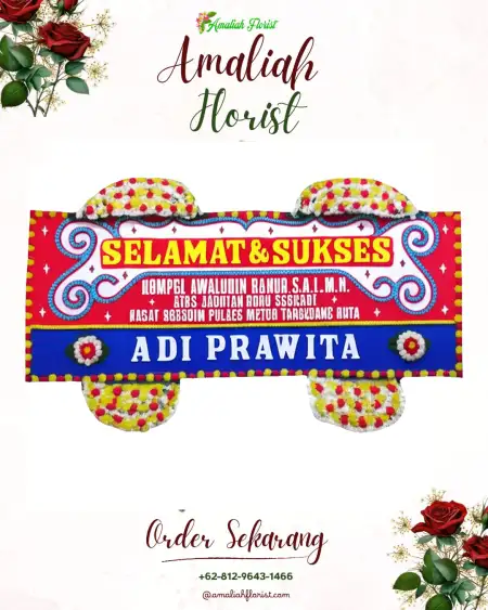 Papan Bunga Ucapan Selamat Ketaon
